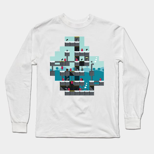 Arcade game Long Sleeve T-Shirt by krzykostrowski